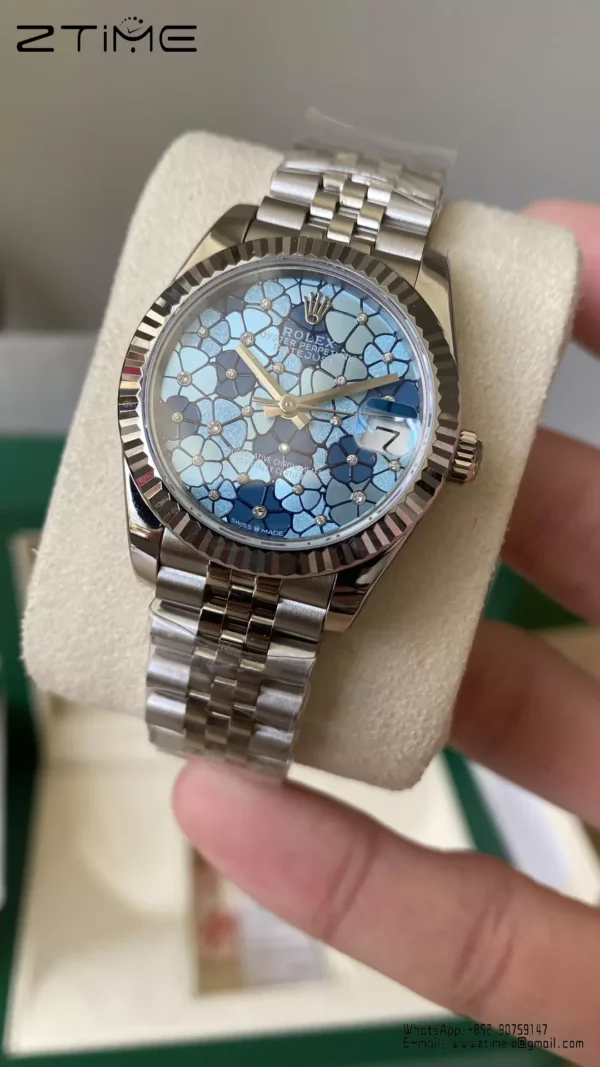 Rolex DateJust 31mm 278274-0036 A+ Factory 1:1 Best Edition Blue Dial on Jubilee Bracelet DD2824 - Super Clone Watch | 1:1 Best Version