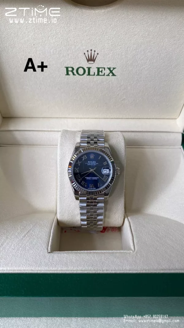 Rolex DateJust 31mm 278274 A+ Factory 1:1 Best Edition Blue Roman Dial on Jubilee Bracelet DD2824 - Super Clone Watch | 1:1 Best Version