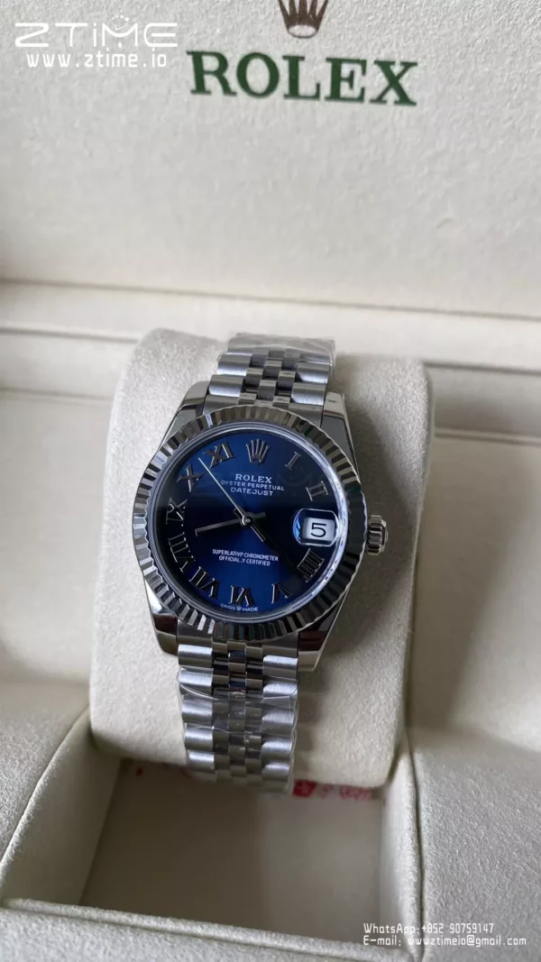 Rolex DateJust 31mm 278274 A+ Factory 1:1 Best Edition Blue Roman Dial on Jubilee Bracelet DD2824 - Super Clone Watch | 1:1 Best Version
