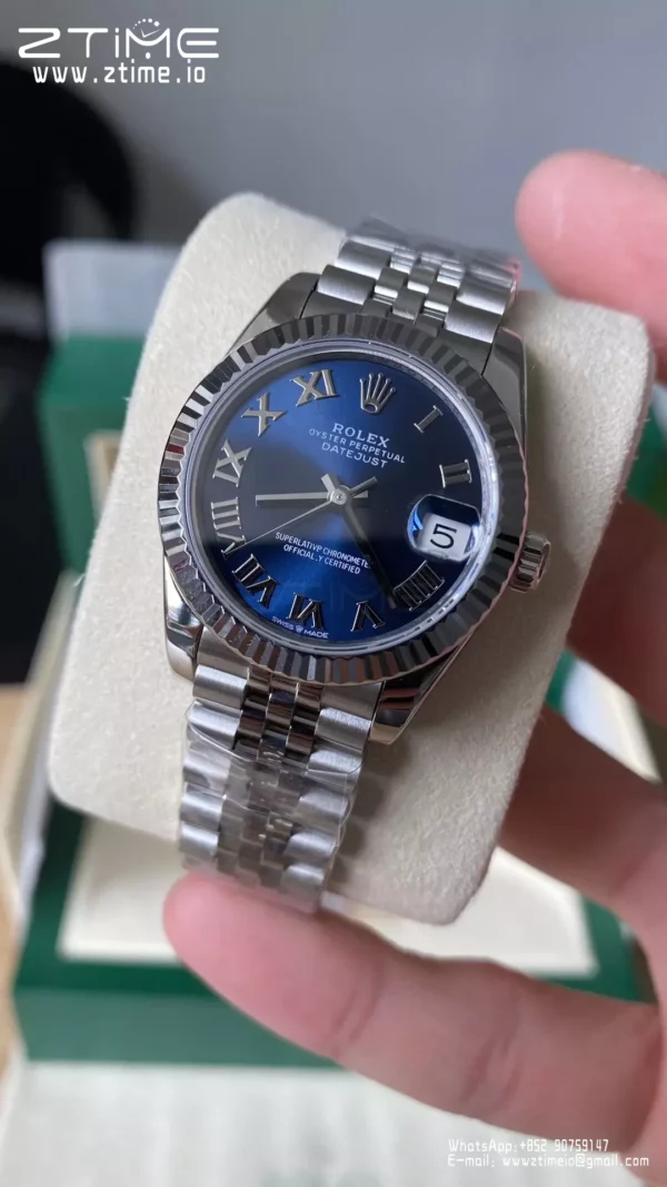 Rolex DateJust 31mm 278274 A+ Factory 1:1 Best Edition Blue Roman Dial on Jubilee Bracelet DD2824 - Super Clone Watch | 1:1 Best Version
