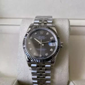 Rolex DateJust 31mm 278274 A+ Factory 1:1 Best Edition Gray Diamonds Dial on Jubilee Bracelet DD2824 - Super Clone Watch | 1:1 Best Version