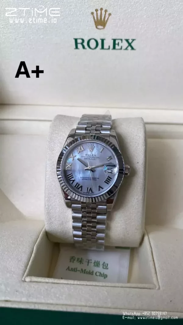 Rolex DateJust 31mm 278274 A+ Factory 1:1 Best Edition MOP Roman Dial on Jubilee Bracelet DD2824 - Super Clone Watch | 1:1 Best Version