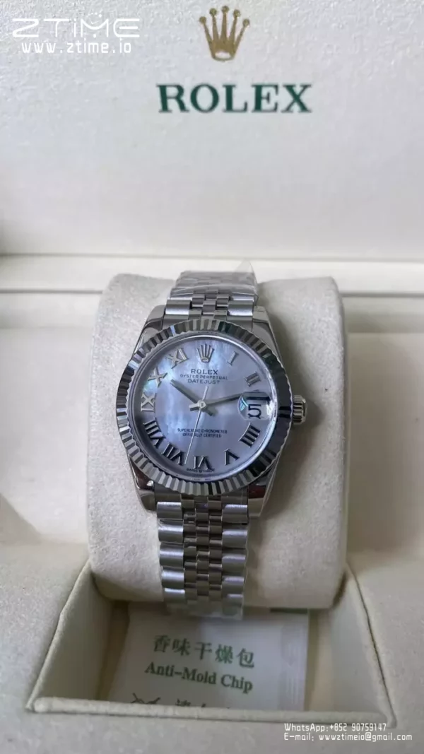 Rolex DateJust 31mm 278274 A+ Factory 1:1 Best Edition MOP Roman Dial on Jubilee Bracelet DD2824 - Super Clone Watch | 1:1 Best Version