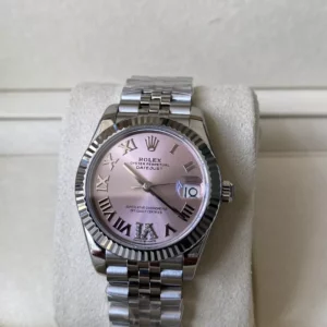 Rolex DateJust 31mm 278274 A+ Factory 1:1 Best Edition Pink Roman Dial on Jubilee Bracelet DD2824 - Super Clone Watch | 1:1 Best Version