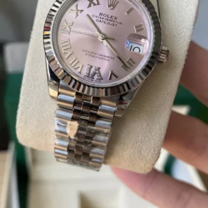 Rolex DateJust 31mm 278274 A+ Factory 1:1 Best Edition Pink Roman Dial on Jubilee Bracelet DD2824 - Super Clone Watch | 1:1 Best Version