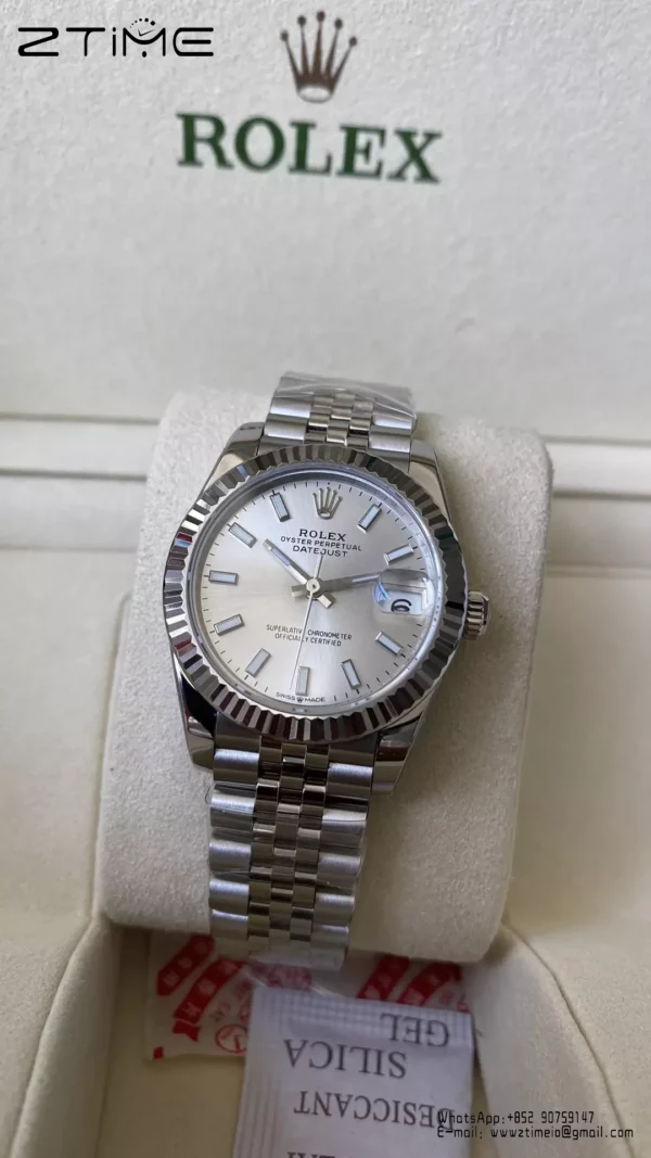 Rolex DateJust 31mm 278274 A+ Factory 1:1 Best Edition Silvery Dial on Jubilee Bracelet DD2824 - Super Clone Watch | 1:1 Best Version