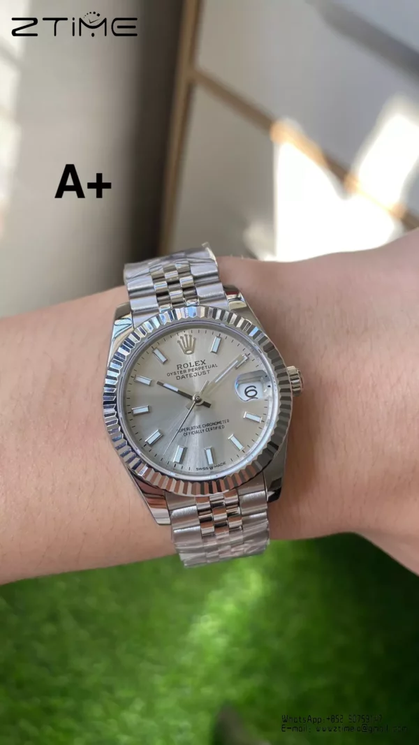 Rolex DateJust 31mm 278274 A+ Factory 1:1 Best Edition Silvery Dial on Jubilee Bracelet DD2824 - Super Clone Watch | 1:1 Best Version