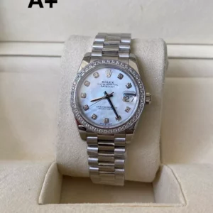 Rolex DateJust 31mm 278384 A+ Factory 1:1 Best Edition MOP Dial on Diamond Bezel DD2824 - Super Clone Watch | 1:1 Best Version