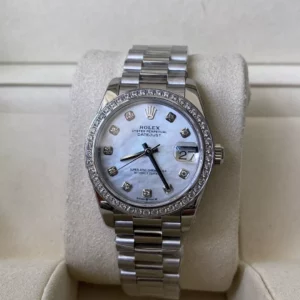 Rolex DateJust 31mm 278384 A+ Factory 1:1 Best Edition MOP Dial on Diamond Bezel DD2824 - Super Clone Watch | 1:1 Best Version