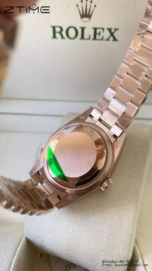 Rolex DateJust RG 31mm 278285 A+ Factory 1:1 Best Edition Floral Dial Diamond Bezel - Super Clone Watch | 1:1 Best Version
