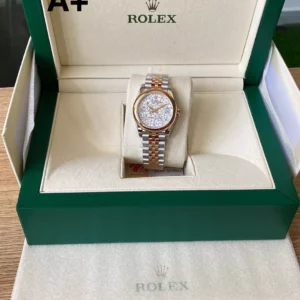 Rolex DateJust SS/RG 31mm 278241 A+ Factory 1:1 Best Edition Floral  Diamond Dial - Super Clone Watch | 1:1 Best Version