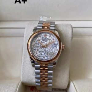 Rolex DateJust SS/RG 31mm 278241 A+ Factory 1:1 Best Edition Floral  Diamond Dial - Super Clone Watch | 1:1 Best Version
