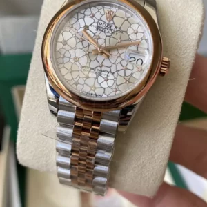 Rolex DateJust SS/RG 31mm 278241 A+ Factory 1:1 Best Edition Floral  Diamond Dial - Super Clone Watch | 1:1 Best Version