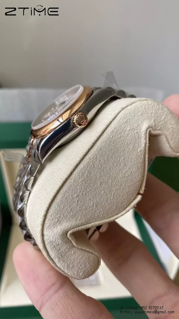 Rolex DateJust SS/RG 31mm 278241 A+ Factory 1:1 Best Edition Floral  Diamond Dial - Super Clone Watch | 1:1 Best Version