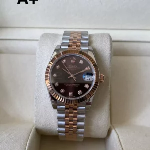 Rolex DateJust SS/RG 31mm 278271 A+ Factory 1:1 Best Edition Brown Diamond Dial - Super Clone Watch | 1:1 Best Version