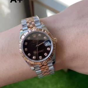 Rolex DateJust SS/RG 31mm 278271 A+ Factory 1:1 Best Edition Brown Diamond Dial - Super Clone Watch | 1:1 Best Version