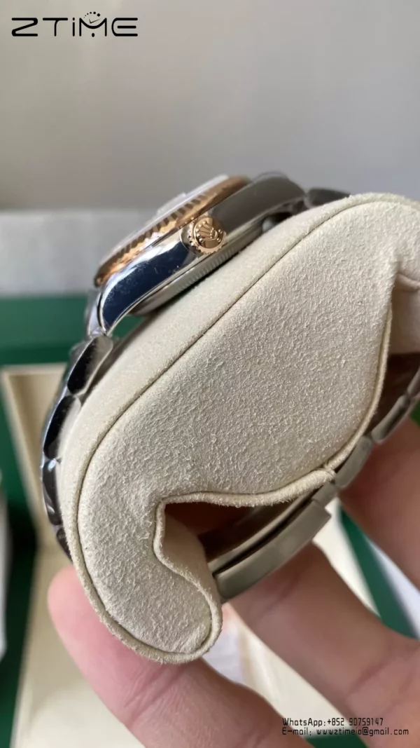 Rolex DateJust SS/RG 31mm 278271 A+ Factory 1:1 Best Edition MOP Diamond Dial President Bracelet - Super Clone Watch | 1:1 Nejlepší verze