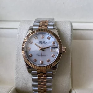 Rolex DateJust SS/RG 31mm 278271 A+ Factory 1:1 Best Edition MOP Diamond Dial - Super Clone Watch | 1:1 Best Version