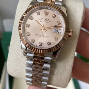 Rolex DateJust SS/RG 31mm 278271 A+ Factory 1:1 Best Edition RG Diamond Dial - Super Clone Watch | 1:1 Best Version