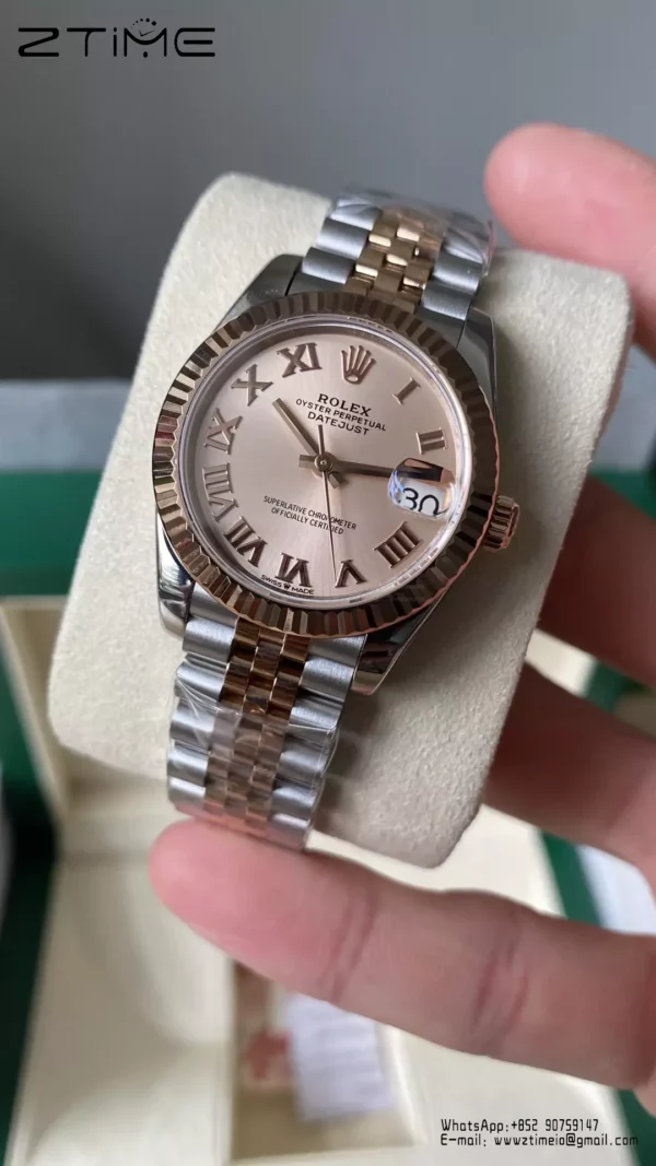 Rolex DateJust SS/RG 31mm 278271 A+ Factory 1:1 Best Edition Roman  Dial - Super Clone Watch | 1:1 Best Version
