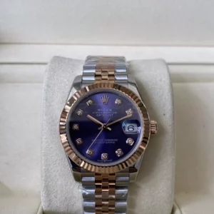 Rolex DateJust SS/RG 31mm 278271 A+ Factory 1:1 Best Edition Quadrante Viola Diamante - Orologio Super Clone | 1:1 Best Version