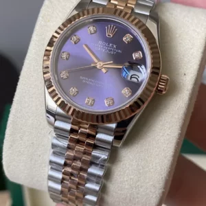 Rolex DateJust SS/RG 31mm 278271 A+ Factory 1:1 Best Edition Quadrante Viola Diamante - Orologio Super Clone | 1:1 Best Version