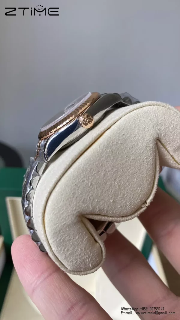 Rolex DateJust SS/RG 31mm 278271 A+ Factory 1:1 Best Edition Quadrante Viola Diamante - Orologio Super Clone | 1:1 Best Version