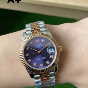 Rolex DateJust SS/RG 31mm 278271 A+ Factory 1:1 Best Edition Quadrante Viola Diamante - Orologio Super Clone | 1:1 Best Version
