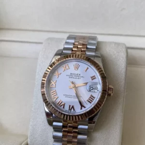 Rolex DateJust SS/RG 31mm 278271 A+ Factory 1:1 Best Edition White Roman Dial - Super Clone Watch | 1:1 Best Version
