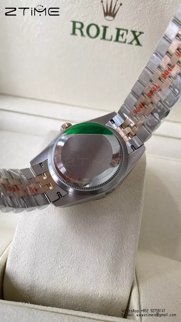Rolex DateJust SS/RG 31mm 278381 A+ Factory 1:1 Best Edition Floral Dial Diamond Bezel - Super Clone Watch | 1:1 Best Version