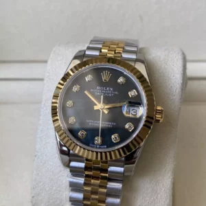 Rolex DateJust SS/YG 31mm 278273 A+ Factory 1:1 Best Edition Black MOP Diamond Dial - Super Clone Watch | 1:1 Best Version