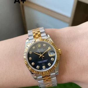 Rolex DateJust SS/YG 31mm 278273 A+ Factory 1:1 Best Edition Black MOP Diamond Dial - Super Clone Watch | 1:1 Best Version