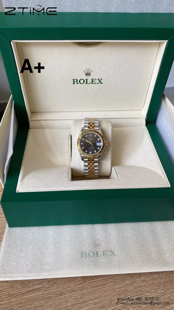 Rolex DateJust SS/YG 31mm 278273 A+ Factory 1:1 Best Edition Gray Diamond Dial - Super Clone Watch | 1:1 Best Version