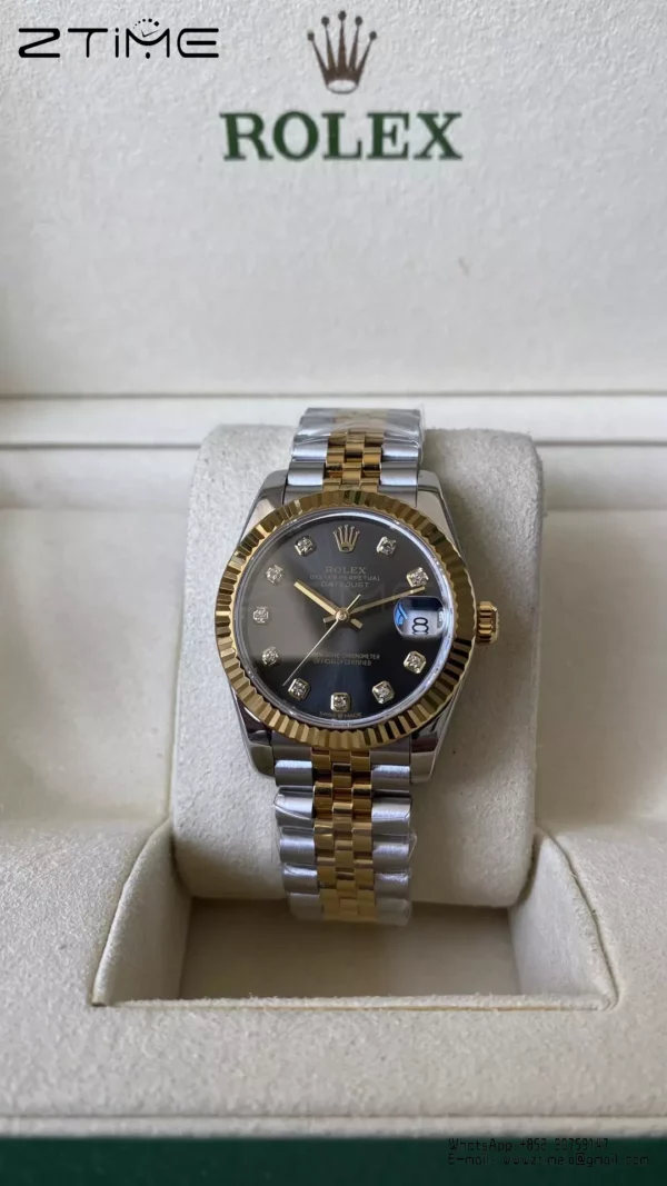 Rolex DateJust SS/YG 31mm 278273 A+ Factory 1:1 Best Edition Gray Diamond Dial - Super Clone Watch | 1:1 Best Version