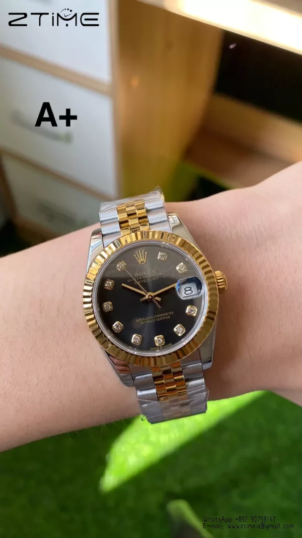 Rolex DateJust SS/YG 31mm 278273 A+ Factory 1:1 Best Edition Gray Diamond Dial - Super Clone Watch | 1:1 Best Version