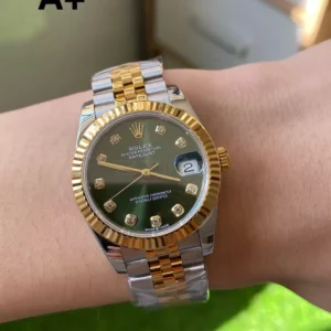Rolex DateJust SS/YG 31mm 278273 A+ Factory 1:1 Best Edition Green Diamond Dial Jubilee Bracelet - Super Clone Watch | 1:1 Best Version