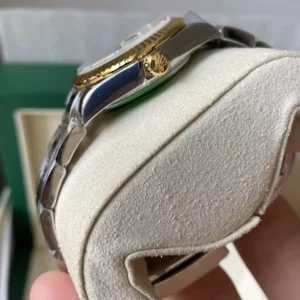 Rolex DateJust SS/YG 31mm 278273 A+ Factory 1:1 Best Edition Green Floral Diamonds Dial - Super Clone Watch | 1:1 Best Version