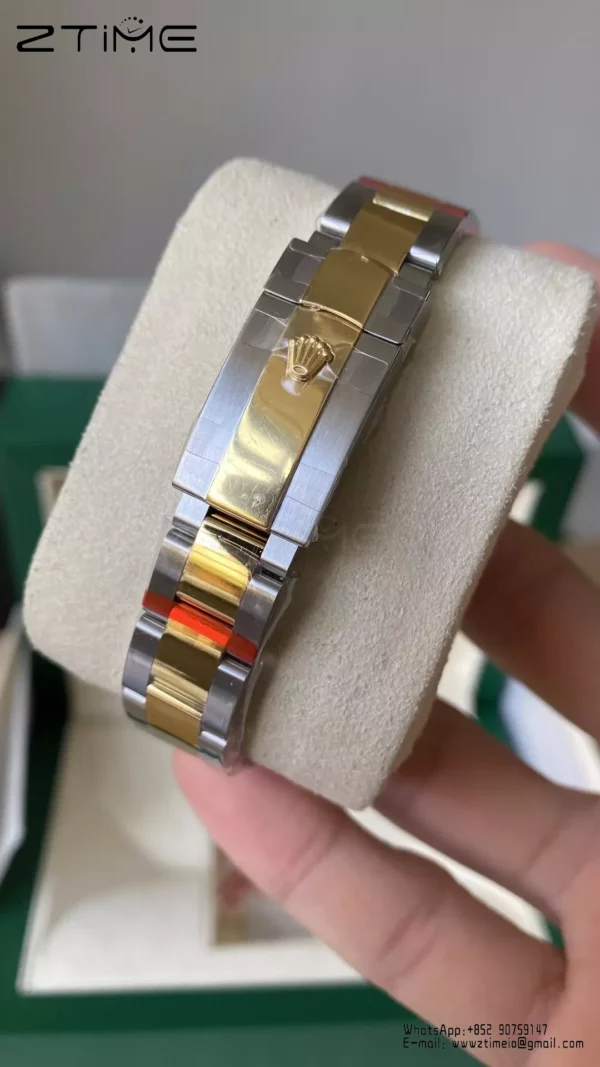 Rolex DateJust SS/YG 31mm 278273 A+ Factory 1:1 Best Edition Green Floral Diamonds Dial - Super Clone Watch | 1:1 Best Version