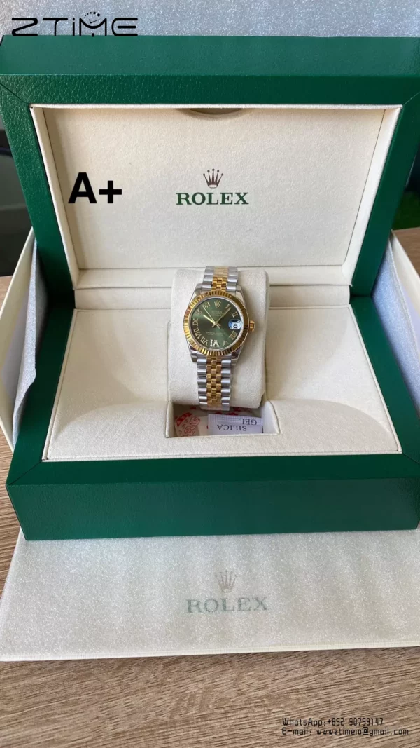Rolex DateJust SS/YG 31mm 278273 A+ Factory 1:1 Best Edition Green Roman Dial - Super Clone Watch | 1:1 Best Version