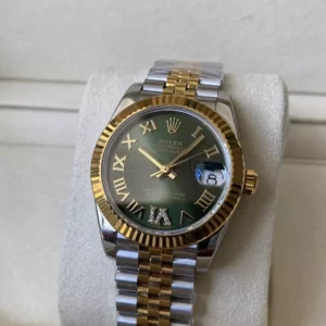Rolex DateJust SS/YG 31mm 278273 A+ Factory 1:1 Best Edition Green Roman Dial - Super Clone Watch | 1:1 Best Version