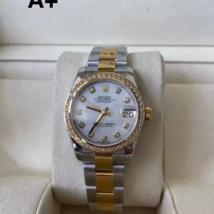Rolex DateJust SS/YG 31mm 278273 A+ Factory 1:1 Best Edition MOP Dial Diamond Bezel - Super Clone Watch | 1:1 Best Version