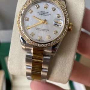 Rolex DateJust SS/YG 31mm 278273 A+ Factory 1:1 Best Edition MOP Dial Diamond Bezel - Super Clone Watch | 1:1 Best Version