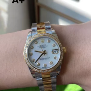 Rolex DateJust SS/YG 31mm 278273 A+ Factory 1:1 Best Edition MOP Dial Diamond Bezel - Super Clone Watch | 1:1 Best Version