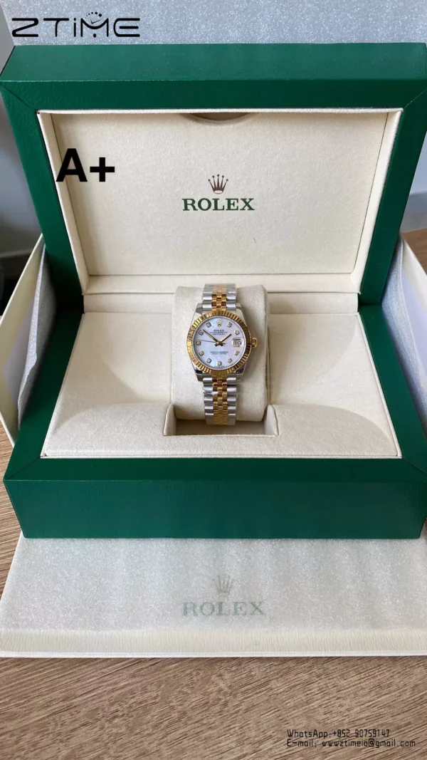 Rolex DateJust SS/YG 31mm 278273 A+ Factory 1:1 Best Edition MOP Diamond Dial - Super Clone Watch | 1:1 Best Version
