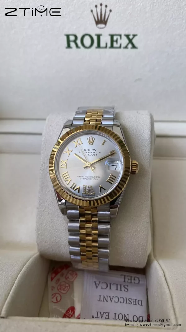Rolex DateJust SS/YG 31mm 278273 A+ Factory 1:1 Best Edition Silver Roman Dial - Super Clone Watch | 1:1 Best Version