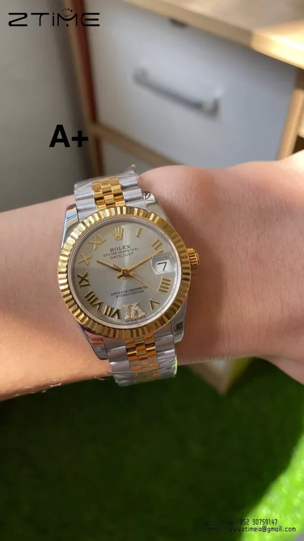 Rolex DateJust SS/YG 31mm 278273 A+ Factory 1:1 Best Edition Silver Roman Dial - Super Clone Watch | 1:1 Best Version