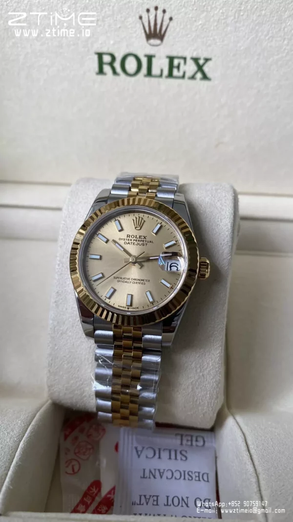 Rolex DateJust SS/YG 31mm 278273 A+ Factory 1:1 Best Edition YG Sticker Markers Dial - Super Clone Watch | 1:1 Best Version