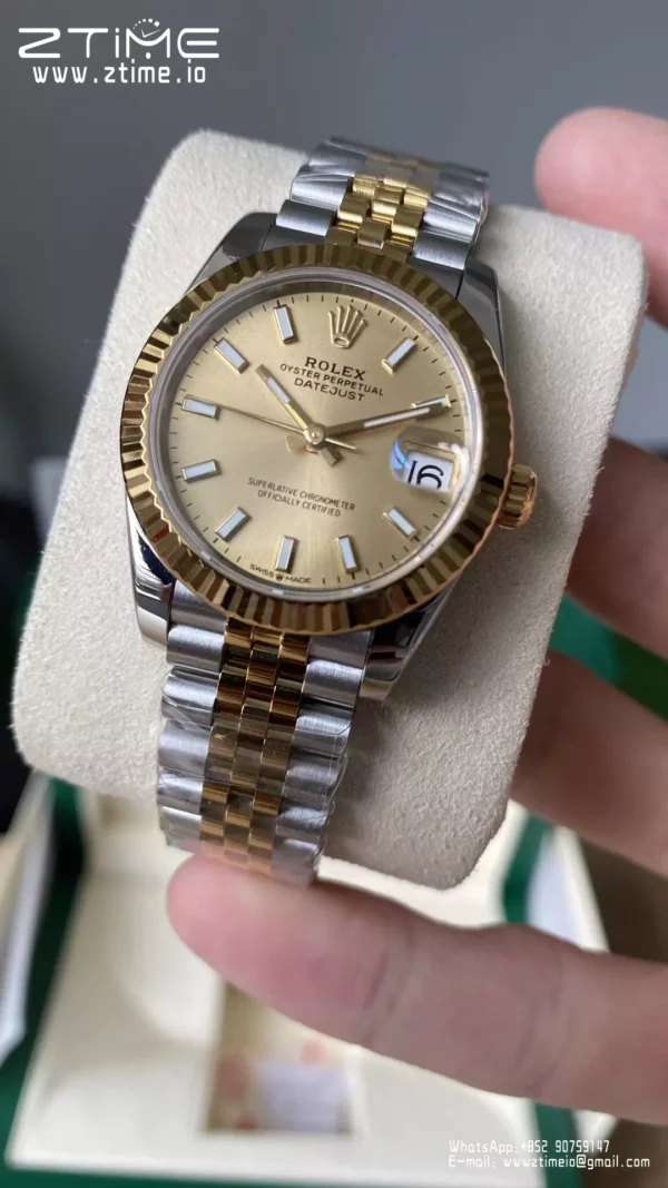 Rolex DateJust SS/YG 31mm 278273 A+ Factory 1:1 Best Edition YG Sticker Markers Dial - Super Clone Watch | 1:1 Best Version