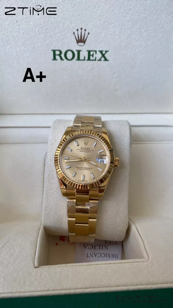 Rolex DateJust YG 31mm 278278 A+ Factory 1:1 Best Edition YG Sticker Markers Dial - Super Clone Watch | 1:1 Best Version
