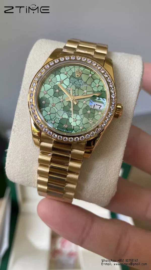 Rolex DateJust YG 31mm 278288 A+ Factory 1:1 Best Edition YG Sticker Markers Dial - Super Clone Watch | 1:1 Best Version